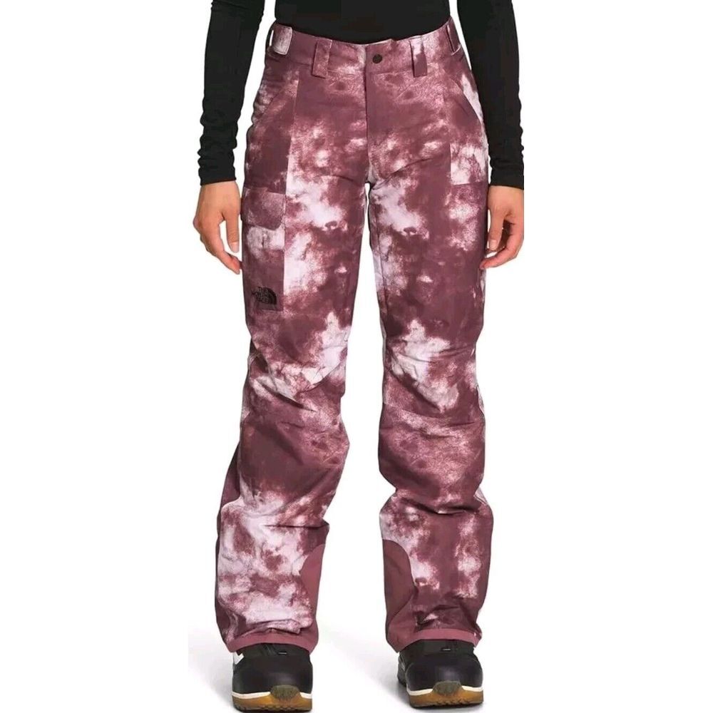 NWOT THE NORTH FACE Womens Freedom Insulated Pants Wild Ginger Print L Short A36